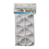 PLASTIC TABLE CLOTH CLIPS 12/PK. AJ061 \\\KD22319