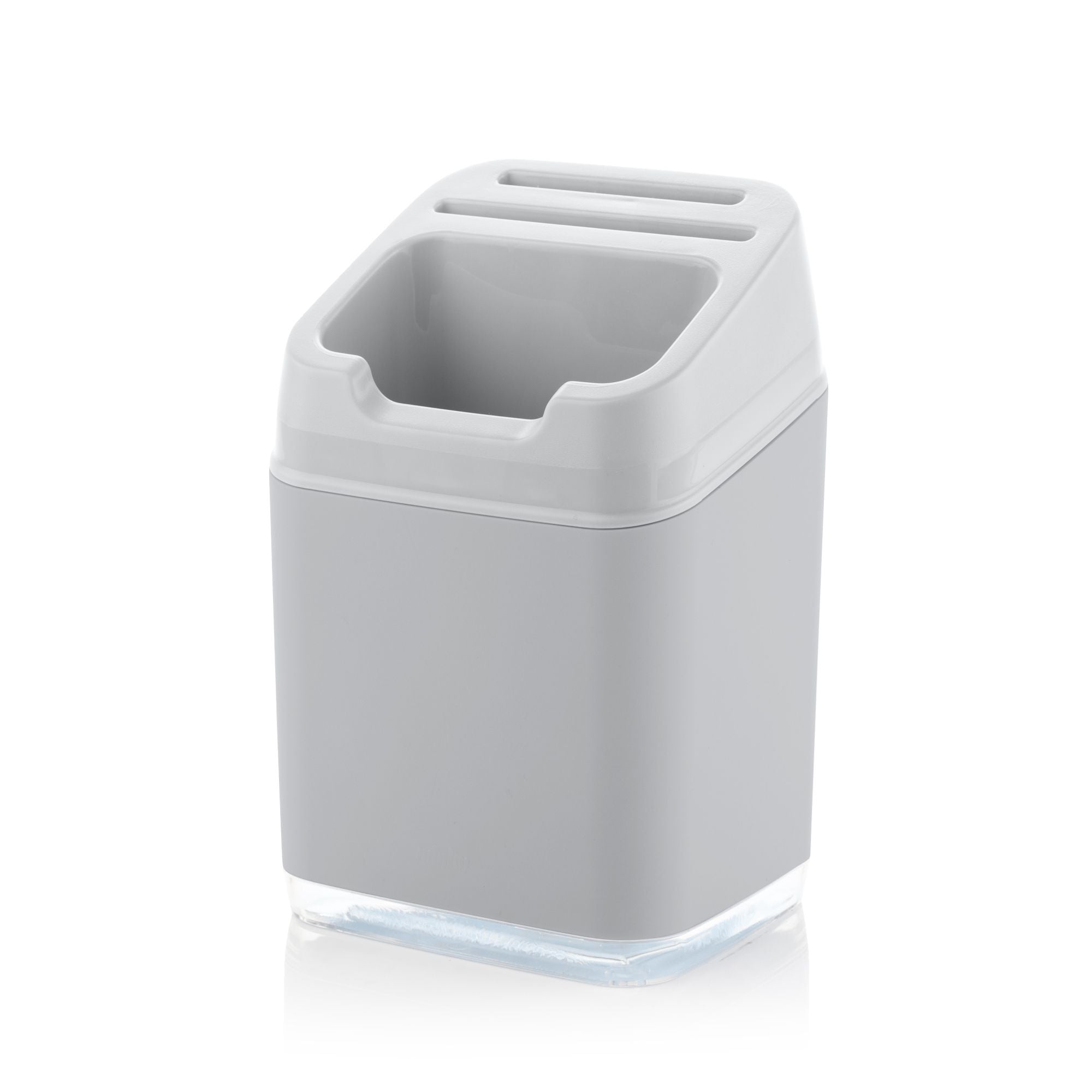 MINKY KITCHEN UTENSIL CADDY LIGHT GREY 20 X 12 X 14 CM APX. TS10200126 \\\KD22343