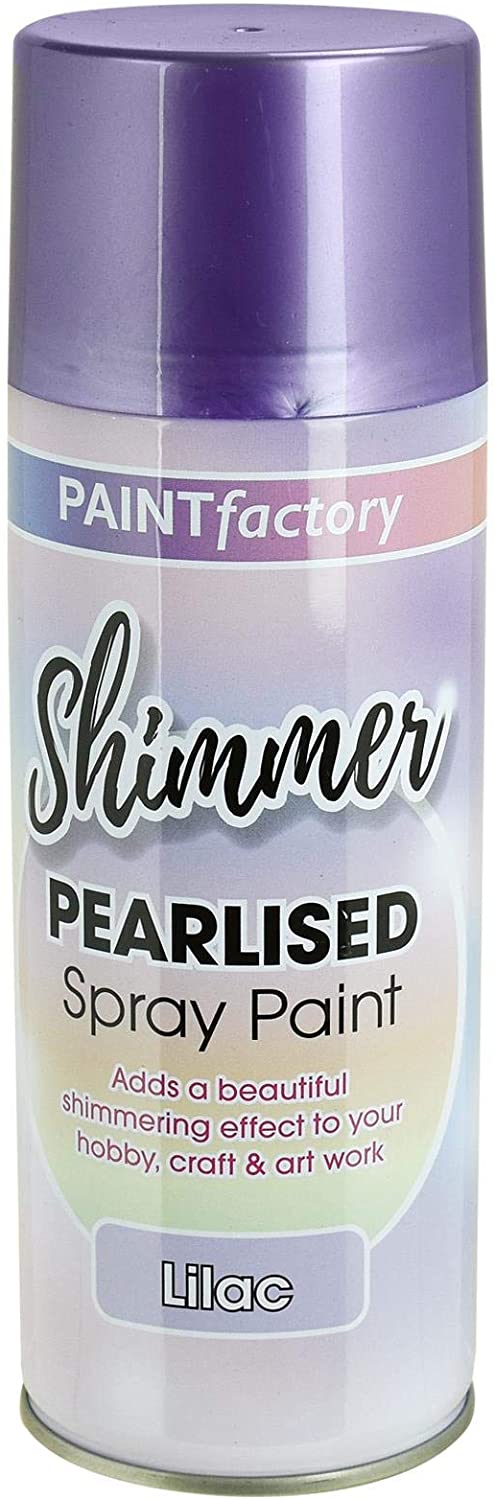 PAINT FACTORY COLOUR IT SPRAY PAINT 400ML - PEARLISED LILAC. WDL2954 \\\KD22353