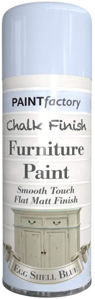 PAINT FACTORY CHALK IT FURNITURE SPRAY PAINT 400ML - EGGSHELL BLUE. WDL2633 \\\KD22354