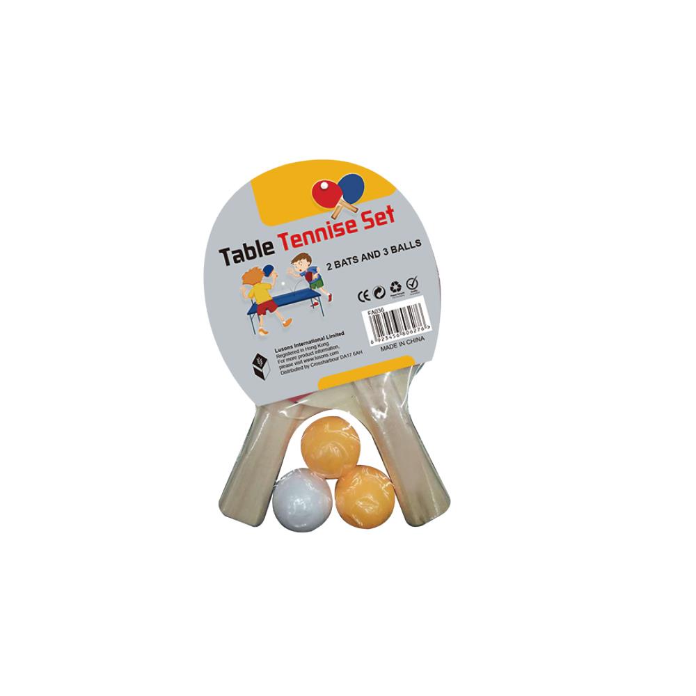 TABLE TENNIS 2 PLAYER BATS & 3 BALLS SET. FA036 \\\KD22371
