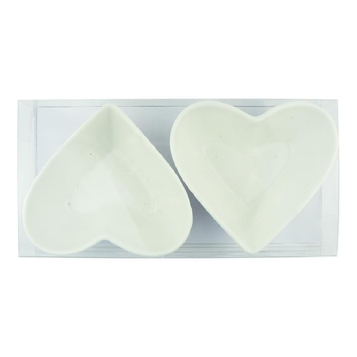 TAPAS HEART SHAPE SERVING BOWLS 10CM 2/PK. DK051 \\\KD22384