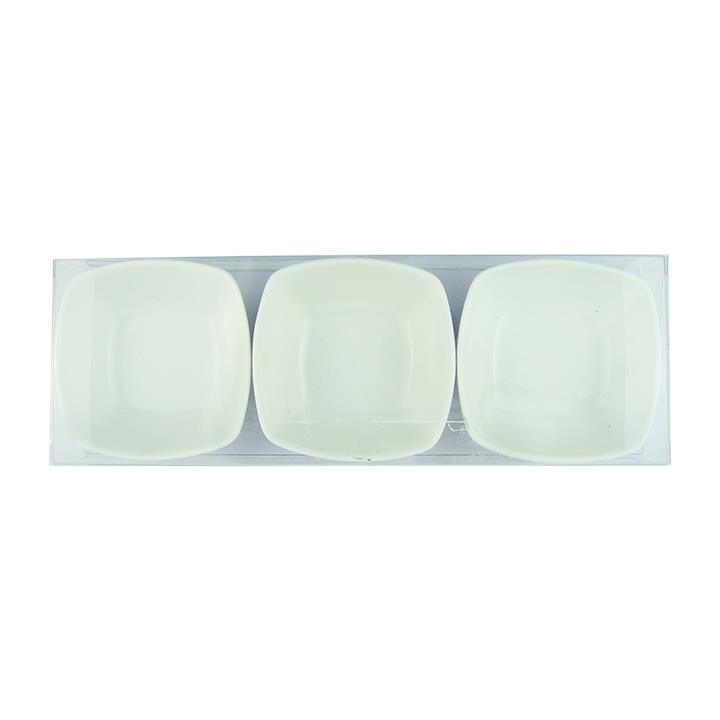 TAPAS RECTANGLE SERVING BOWLS 8CM 3/PK. DK053 \\\KD22386