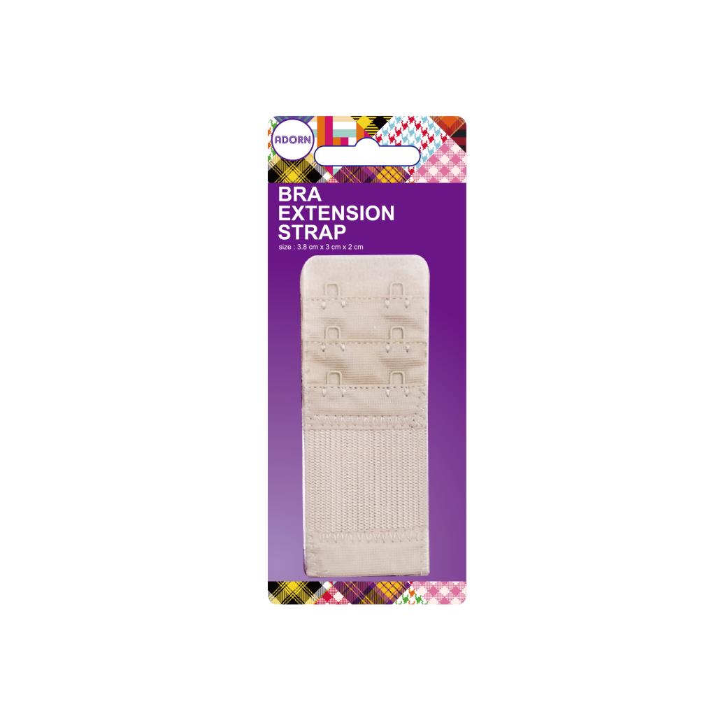ASSORTED COLOURS ADORN BRA EXTENDER STRAP 3.8CM X 3CM X 2CM. AR036 \\\KD22393