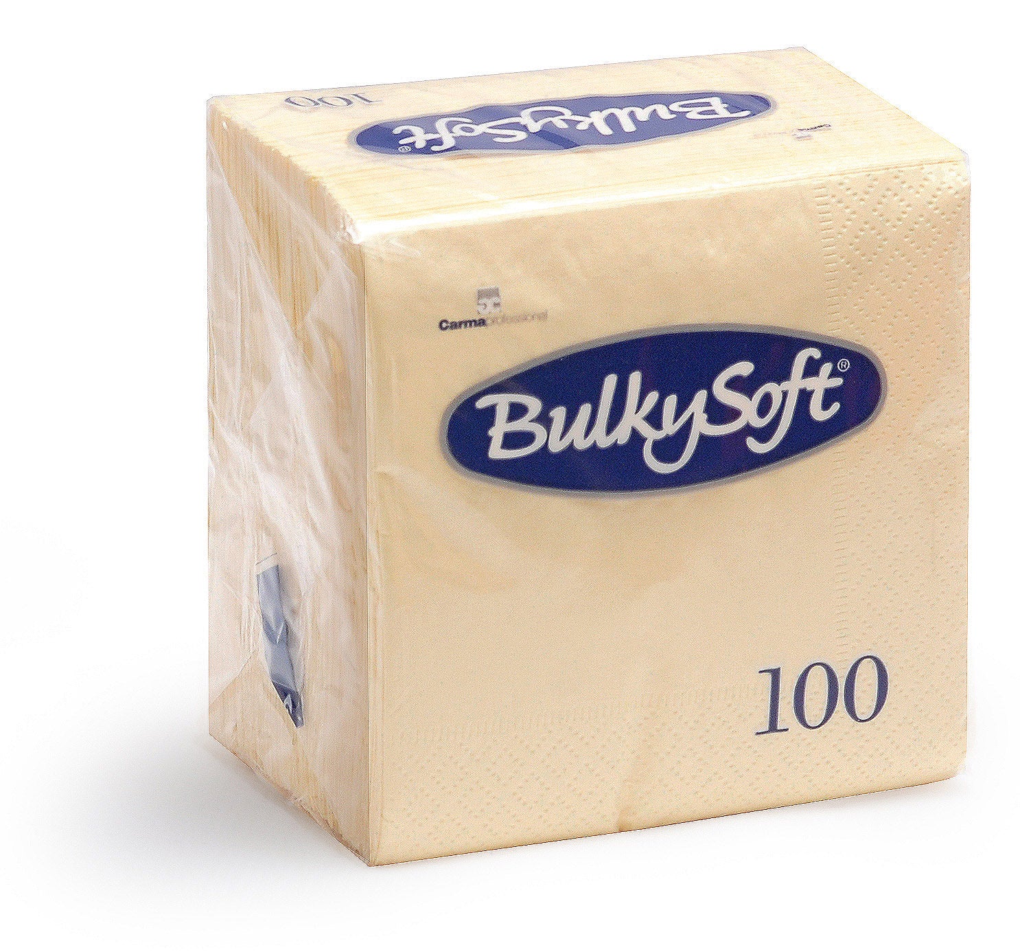 BULKY SOFT 2PLY 4 FOLD NAPKINS 33CM X 33CM 100/PK - CREME. 32160 \\\KD22396