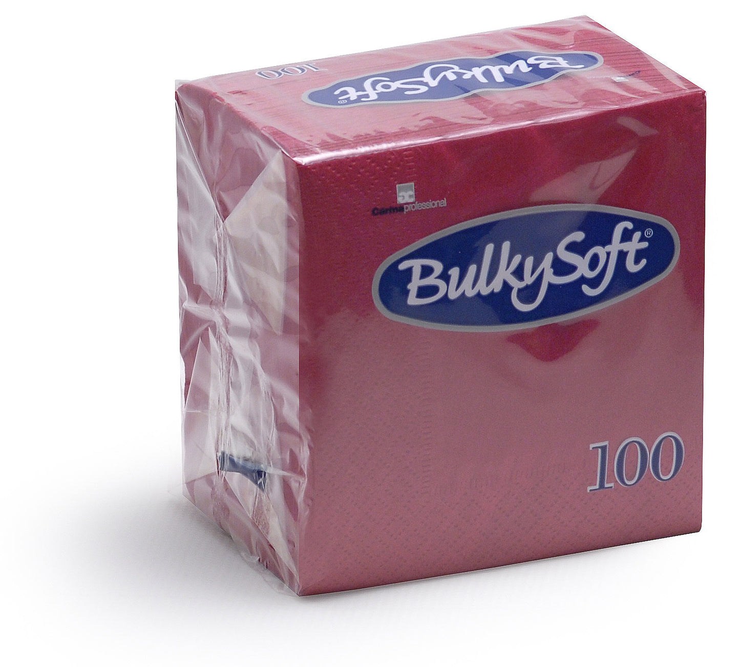 BULKY SOFT 2PLY 4 FOLD NAPKINS 33CM X 33CM 100/PK - BORDEAUX. 32170 \\\KD22410