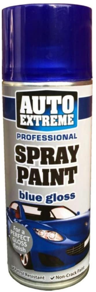 AUTO EXTREME GLOSS BLUE SPRAY PAINT 400ML. WDL1927 \\\KD22413