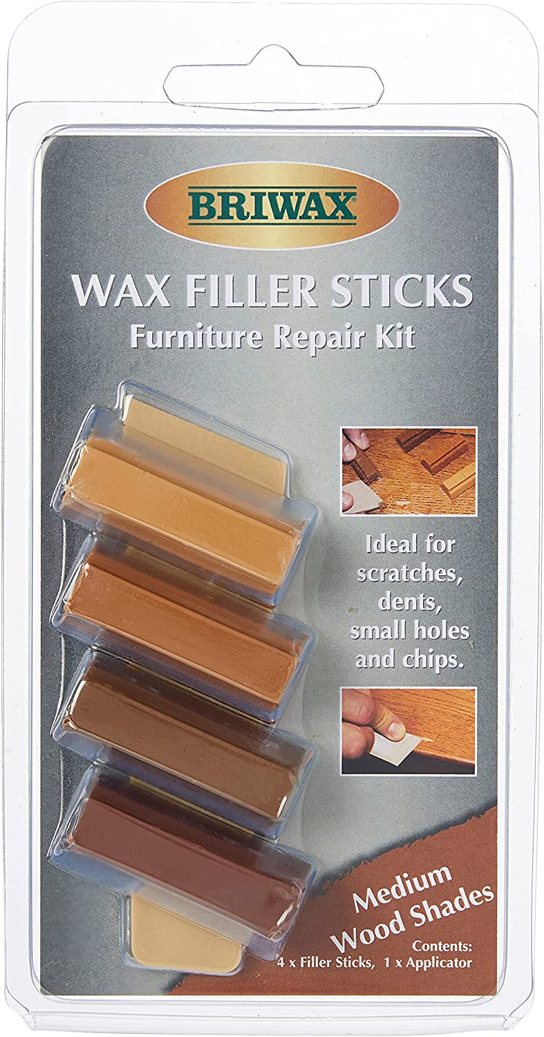 BRIWAX WAX FILLER STICKS FOR MEDIUM WOOD. BWSWSMED \\\KD22458