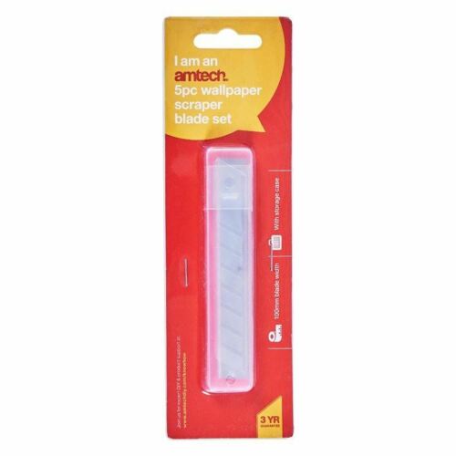 AM-TECH 5 PCS WALLPAPER SCRAPER REPLACEMENT BLADE SET. AMG0960A \\\KD22461