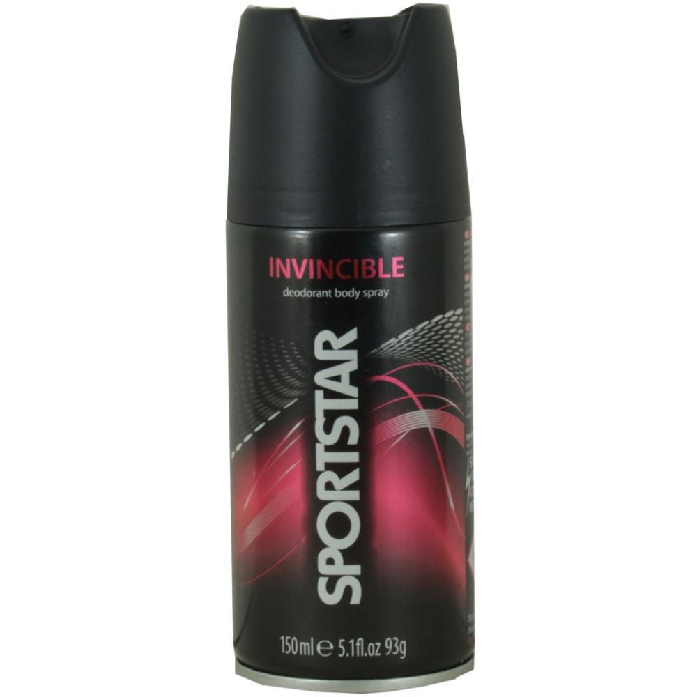 SPORTSTAR MEN DEODORANT INVINCIBLE 150ML X 12. 11SS082 \\\KD22478