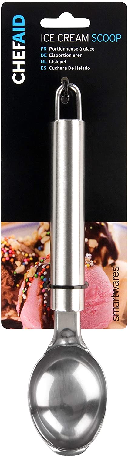 CHEF AID STAINLESS STEEL ICE CREAM SCOOP. 10E10423 \\\KD22481