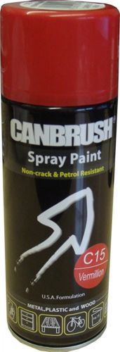 MULTI PURPOSE CANBRUSH C15 VERMILLION SPRAY PAINT 400ML. CANC15 \\\KD22533