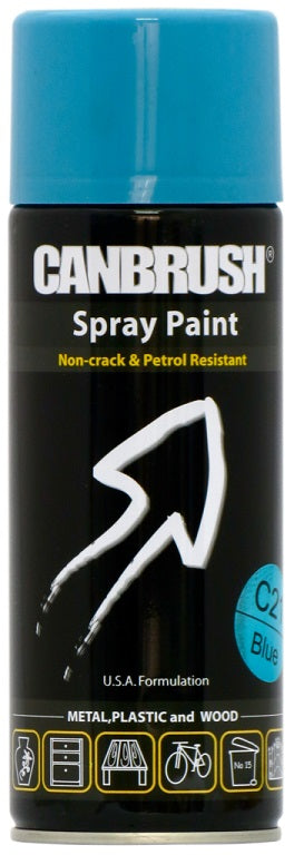 MULTI PURPOSE CANBRUSH C21 BLUE SPRAY PAINT 400ML. CANC21 \\\KD22535