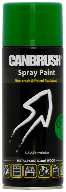 MULTI PURPOSE CANBRUSH C67 GRASS GREEN SPRAY PAINT 400ML. CANC67 \\\KD22539