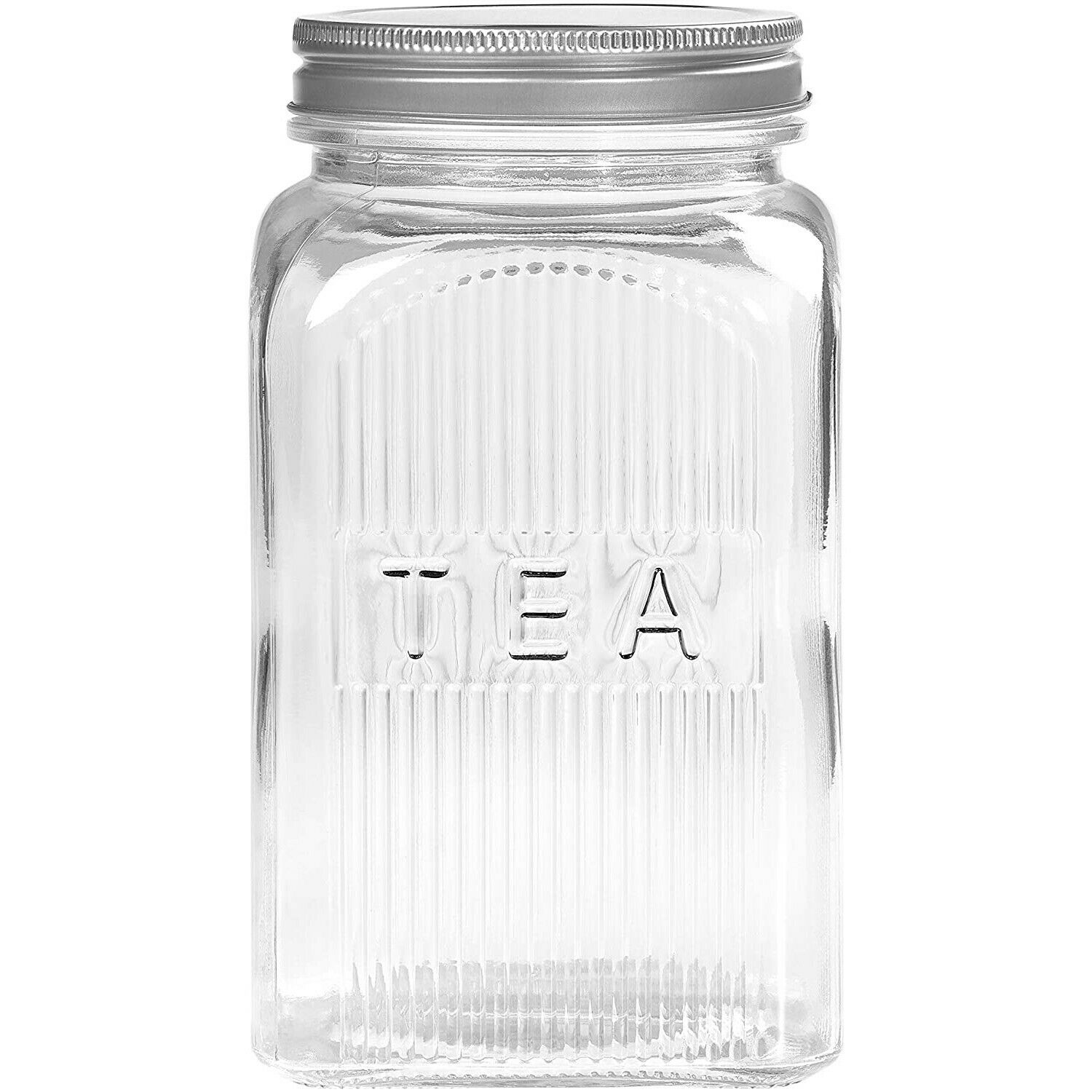 TALA 1.25L TEA CLEAR GLASS STORAGE CONTAINER SCREW TOP. 10A14390 \\\KD22542