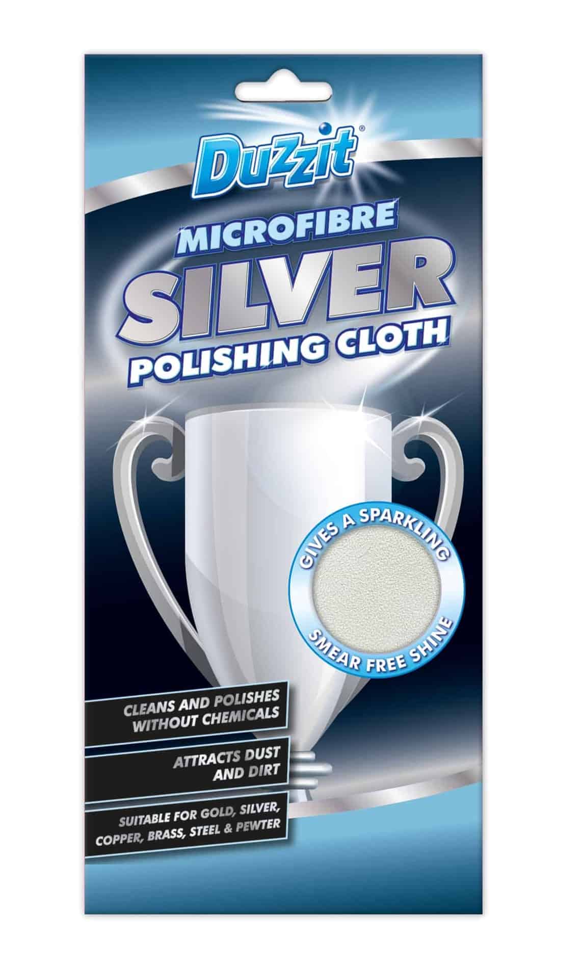 DUZZIT MICROFIBRE SILVER POLISHING CLOTH. DZT1012-24 \\\KD22557