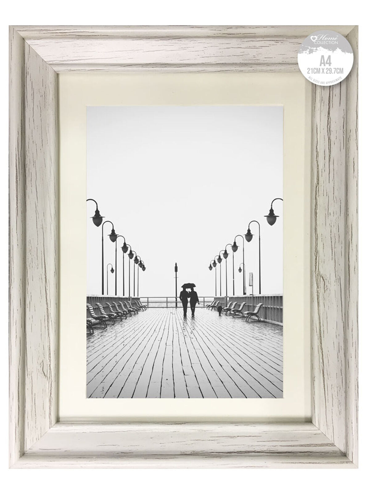 A4 CERTIFICATE PHOTOS PICTURE FRAME SOLITAIRE STYRENE WHITE MOUNTABLE DECOR. WSYE/1 \\\KD22571