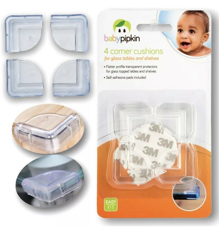 BABYPIPLIN 4 CORNER CUSHIONS FOR GLASS TABLES AND SHEVLES. Z66067 \\\KD22598