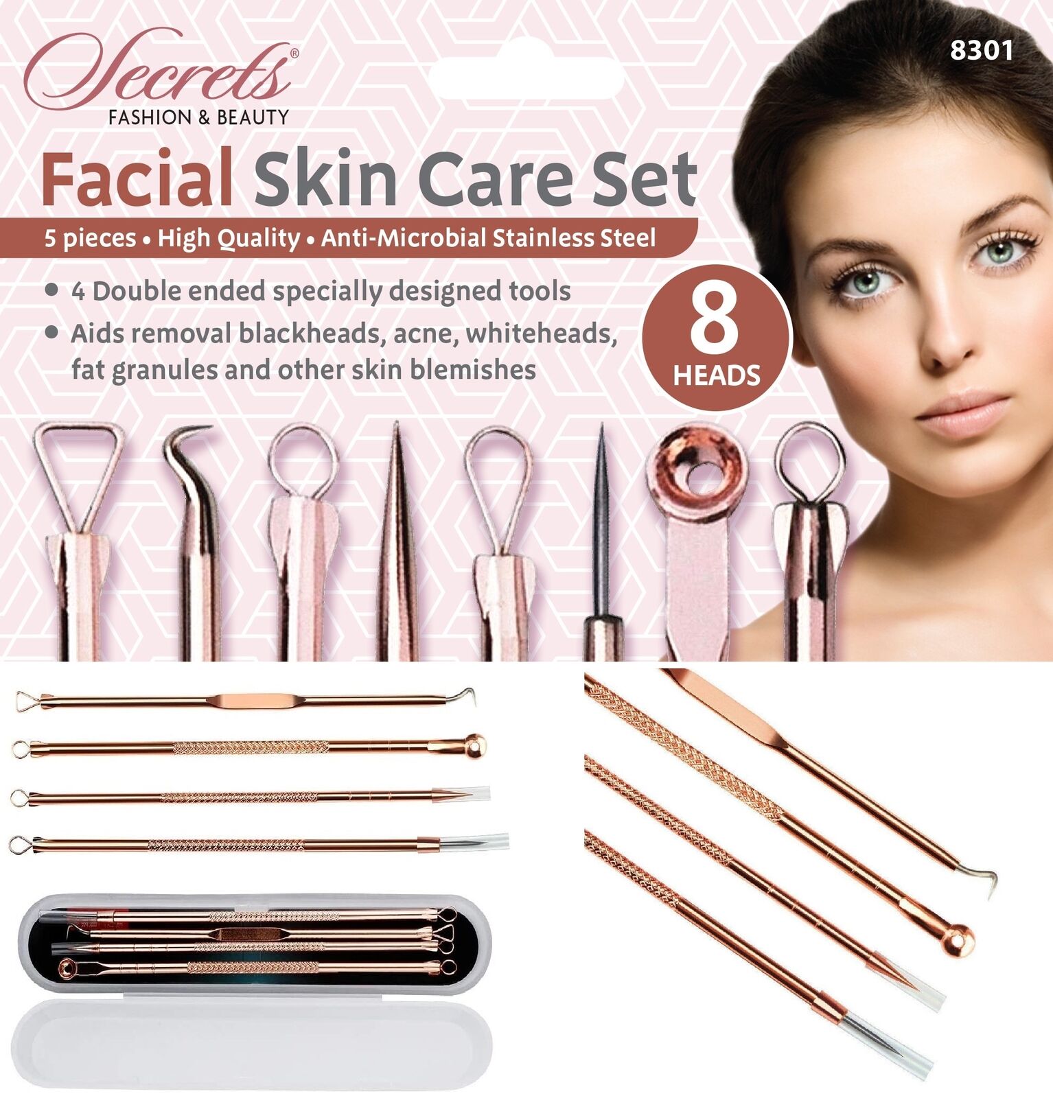 SECRETS FACIAL SKIN CARE SET 8 PCS. DGI8301 \\\KD22601