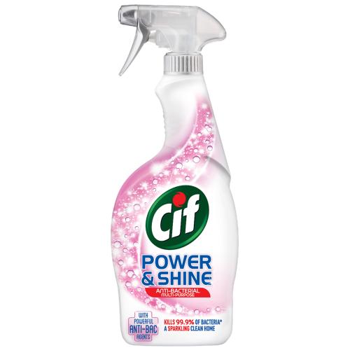 CIF POWER & SHINE ANTIBACTERIAL MULTI PURPOSE SPRAY 700ML. 8710908064432 \\\KD22663