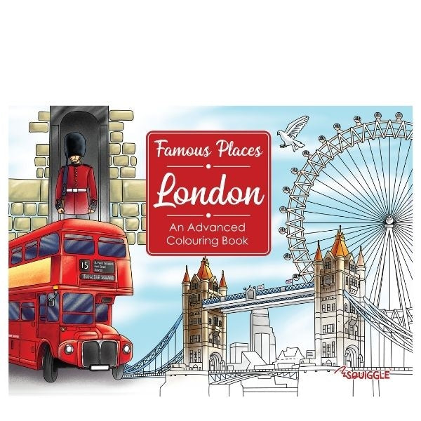 SQUIGGLE AMAZING LONDON ADVANCED COLOURING BOOK. P2951 \\\KD22675