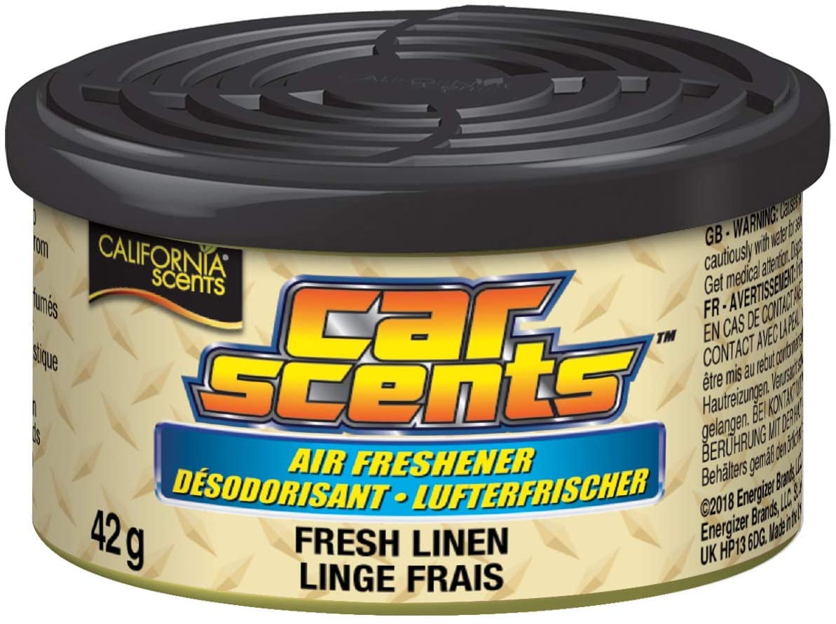 CALIFORNIA SCENTS E301412200 AIR FRESHENER-FRESH LINEN-CAN 42GR. CCS044 \\\KD22682