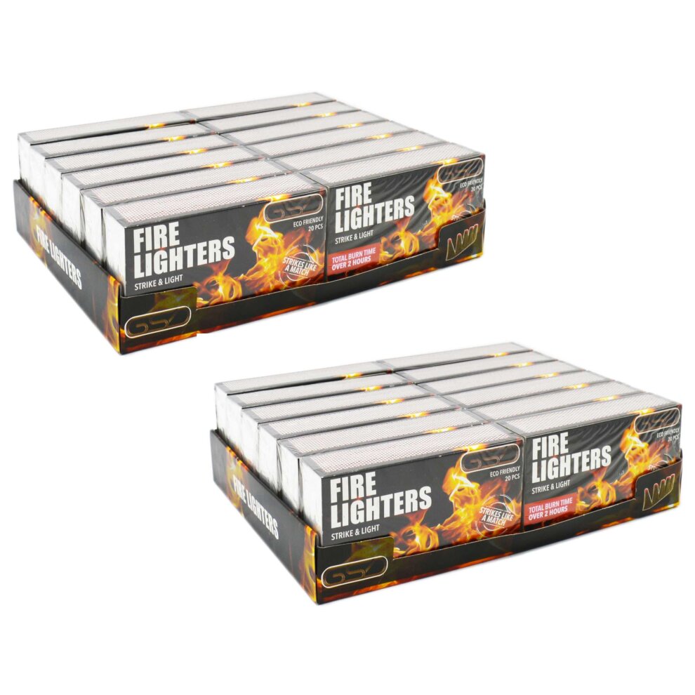 GSD ECO FRIENDLY FIRE LIGHTER 20PCS 12/PK. DE0680 \\\KD22689