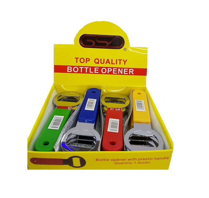 GSD BOTTLE OPENER WITH HANDLE 12/PK. DE0929 \\\KD22690