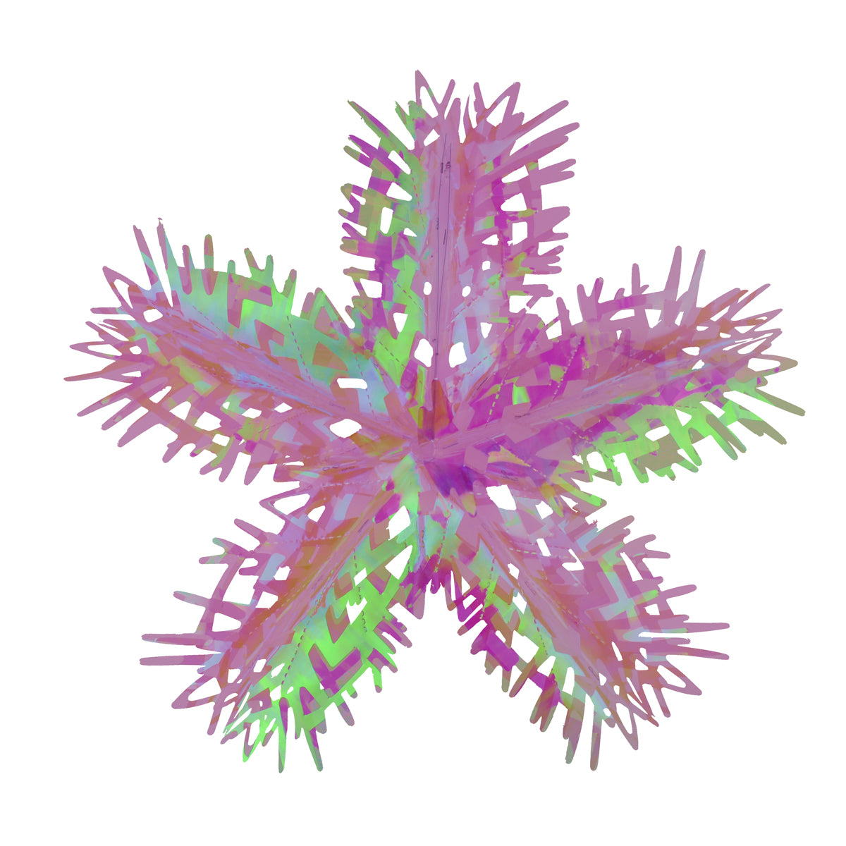 CHRISTMAS FOIL SNOWFLAKE 40CM - IRIDESCENT. DP56337 \\\KD22694
