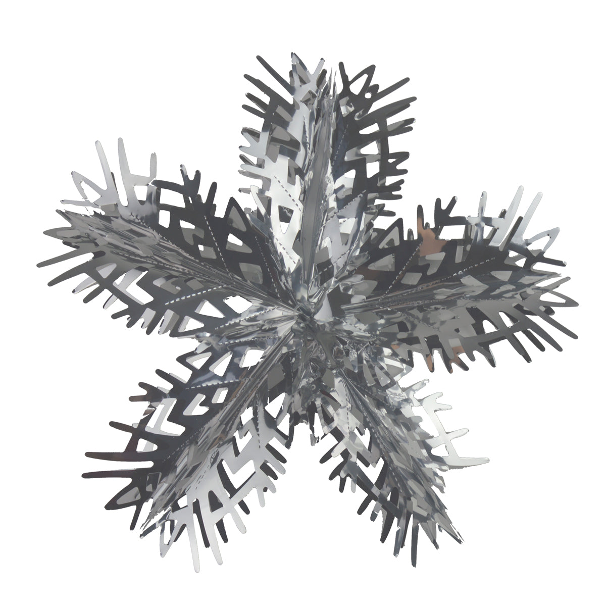 CHRISTMAS FOIL SNOWFLAKE 40CM - SILVER. DP56334 \\\KD22695