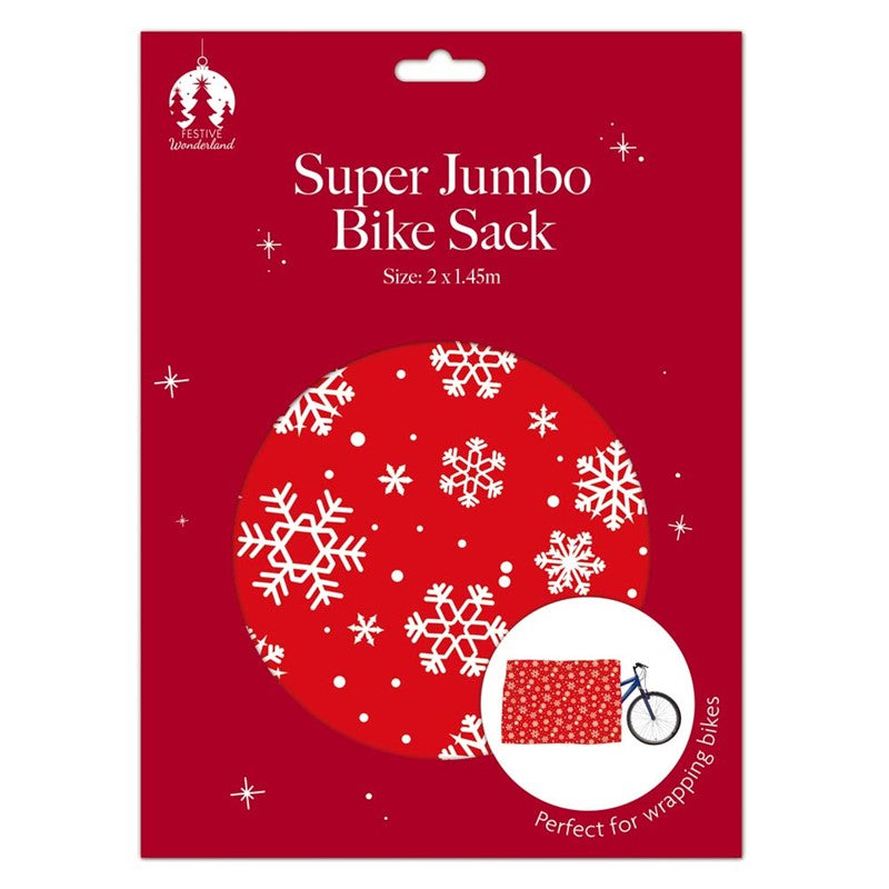 JUMBO BICYCLE LARGE PRESENT SACK 2M X 1.45M. TAXS0271 \\\KD22703