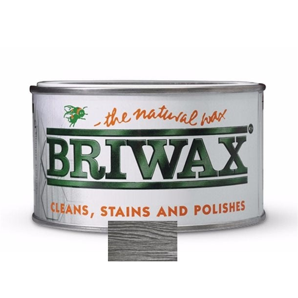 BRIWAX ORIGINAL WAX POLISH 400G - SILVER GREY. BW0502542121 \\\KD22733