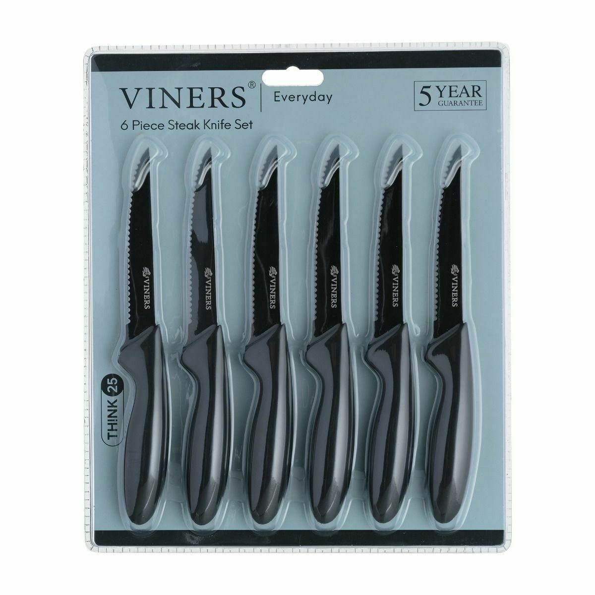 VINERS EVERYDAY 6 PIECE STEAK KNIFE SET. 305191 \\\KD22749