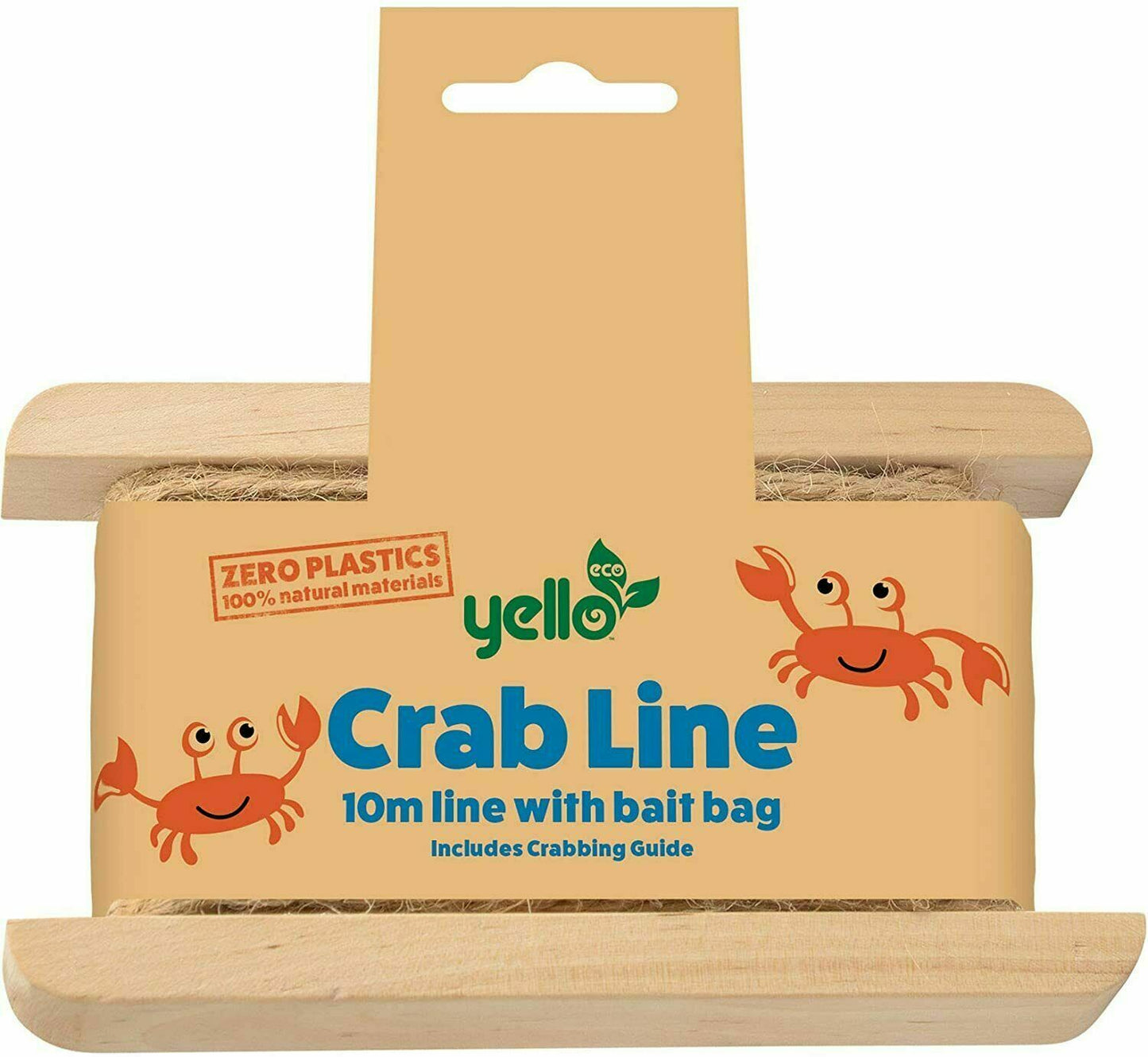 YELLO CRAB LINE 10M LINE WITH BAIT BAG. BGG1735 \\\KD22774