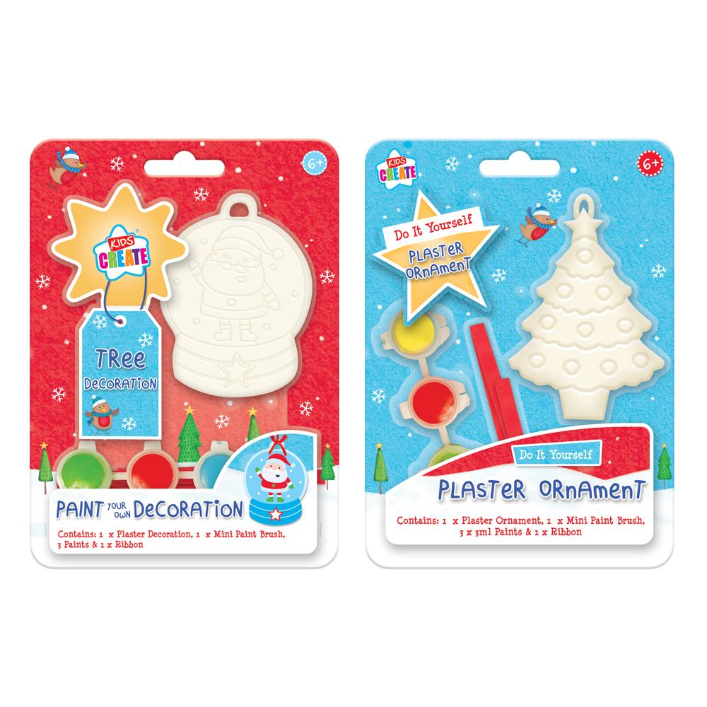 KIDS CREATE MAKE YOUR OWN TREE DECORATION CRAFT. XXORNA \\\KD22792