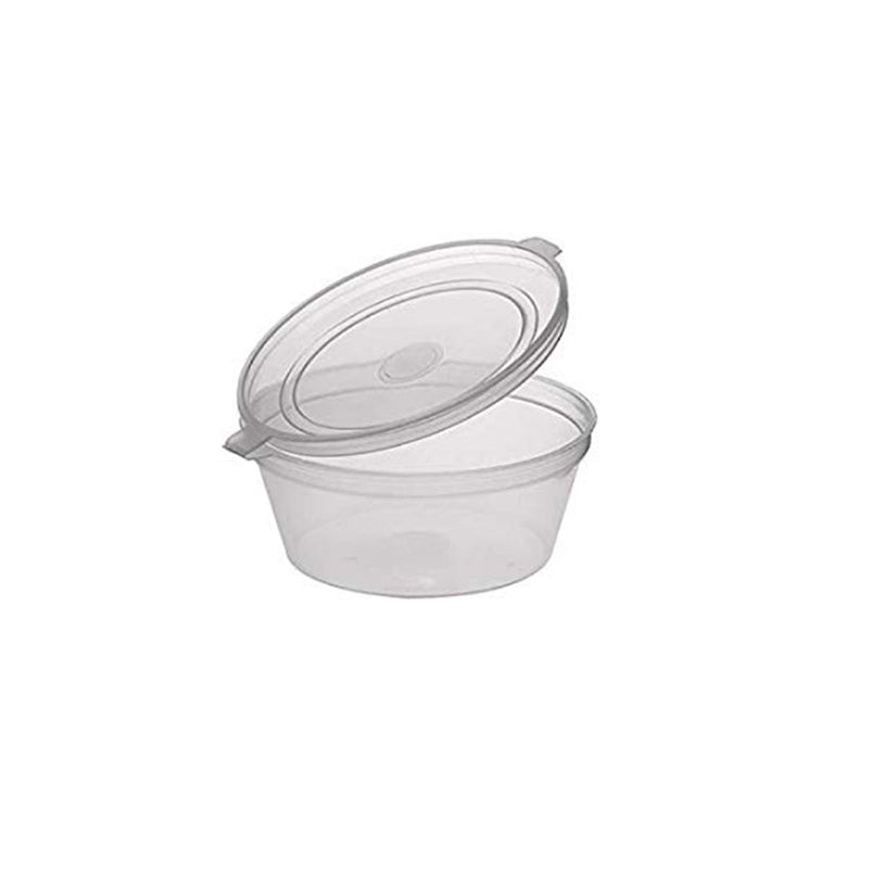 MAJESTIC HINGED SAUCE CONTAINER 4OZ (PACK 50). 05395-PJ44 \\\KD22794