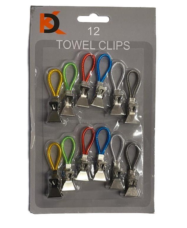 KD TOWEL CLIPS 12/PK. FF10 \\\KD22801