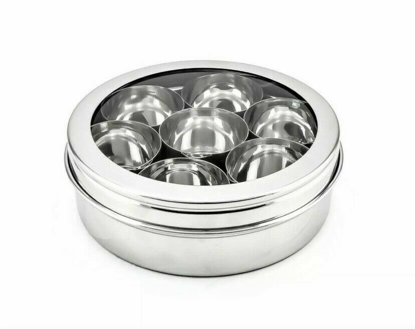 STAINLESS STEEL MASALA DABBA. SS33538 \\\KD22813