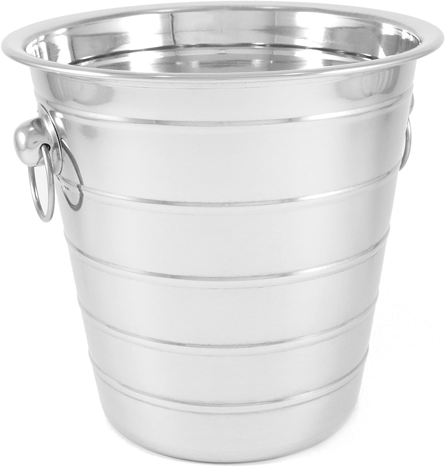 STAINLESS STEEL CHAMPAGNE BUCKETS 5 RIBBED 21CM. TS382 \\\KD22814