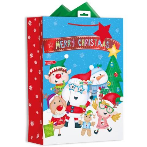 CHRISTMAS EXTRA LARGE GIFT BAG - SELFIE CUTE CHARACTER. XALGB14X \\\KD22838