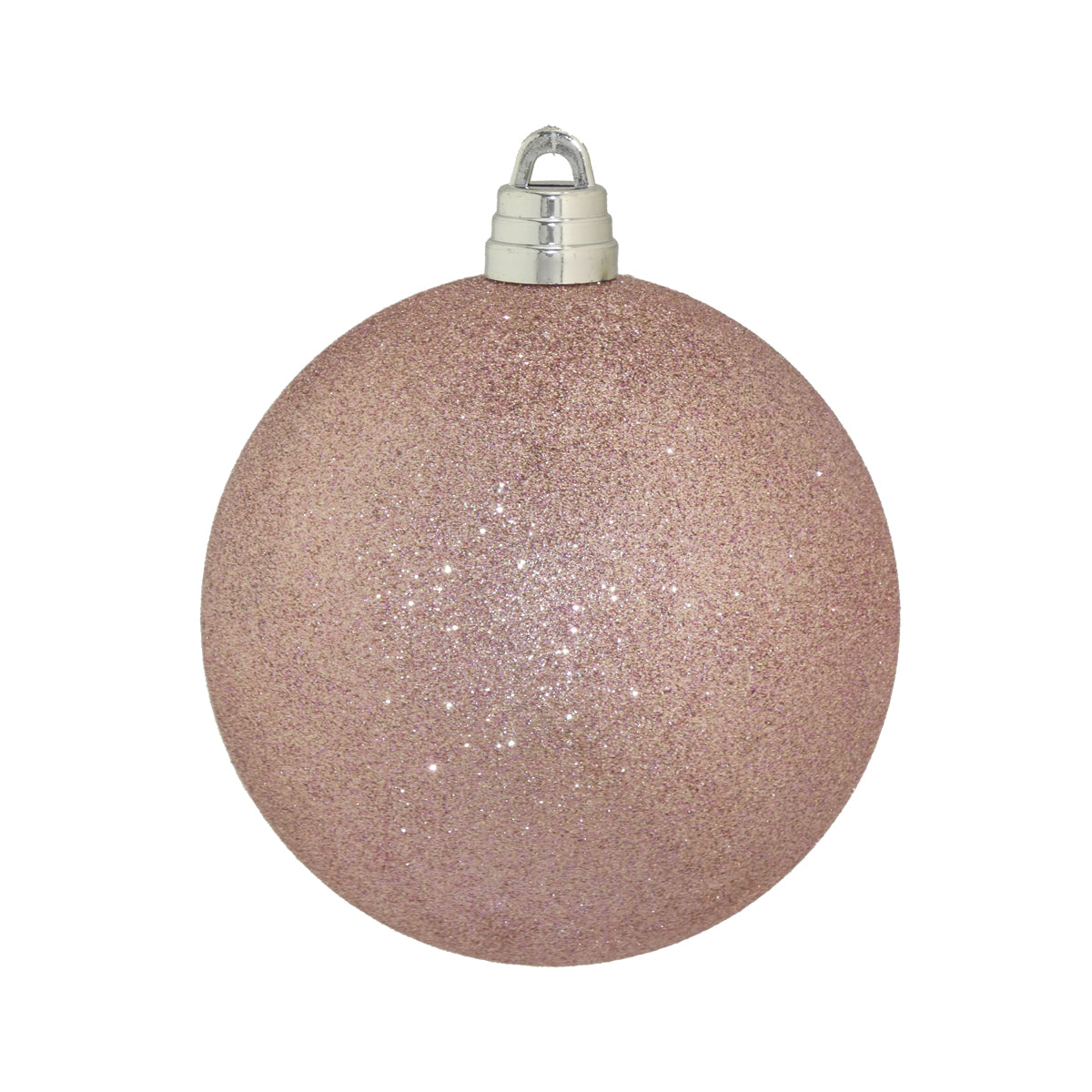 GIANT PEACH GLITTER BAUBLE 150MM. DP57234 \\\KD22949