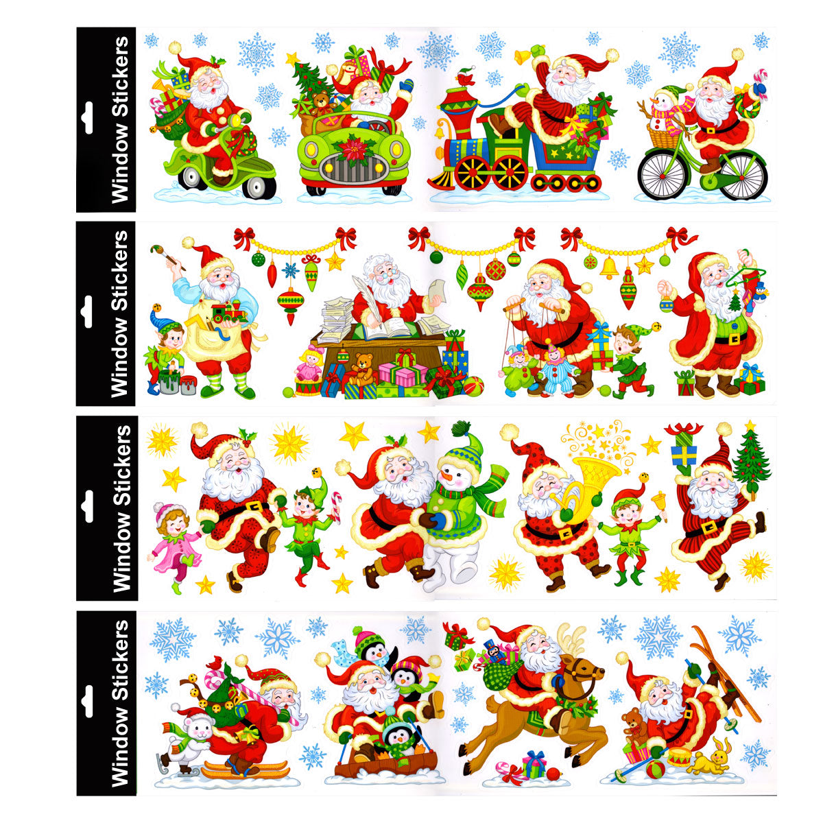 CHRISTMAS WINDOW STICKERS - CUTE. DP55194 \\\KD22987
