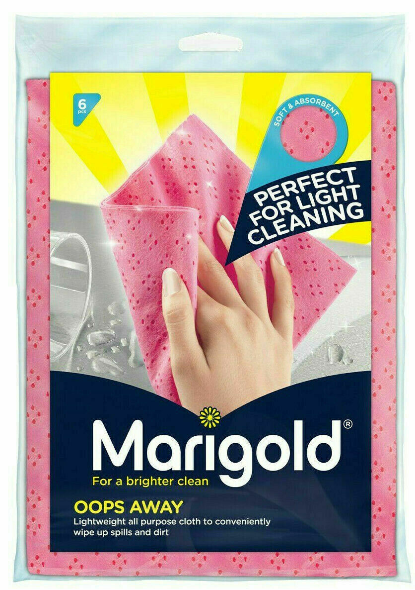 MARIGOLD OOPS AWAY LIGHTWEIGHT ALL PURPOSE CLEANING CLOTHS WIPE. FH150444 \\\KD23026