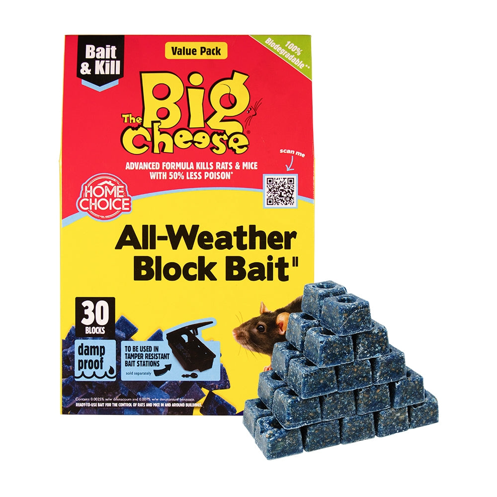 THE BIG CHEESE ALL-WEATHER BLOCK BAIT 30 X 10G BLUE. STV213 \\\KD23044