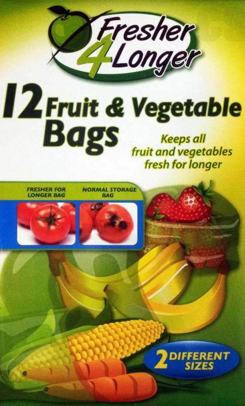 SEALAPACK FRESH FOR LONGER FRUIT & VEG BAGS 12 PK. SAP1042A \\\KD23045