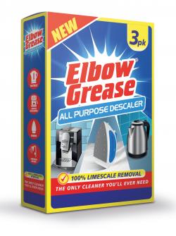 ELBOW GREASE ALL PURPOSE LIMESCALE REMOVER 3 X 25ML. EG49 \\\KD23048