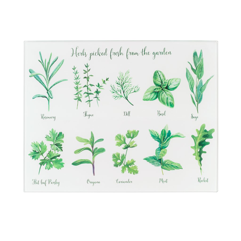 TALA HERBS DESIGN GLASS WOR. 10A21064 \\\KD23079