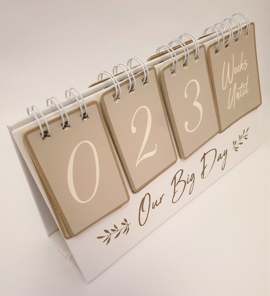 WEDDING FLIP CALENDAR 22 X 12 CM. WE0052 \\\KD23087