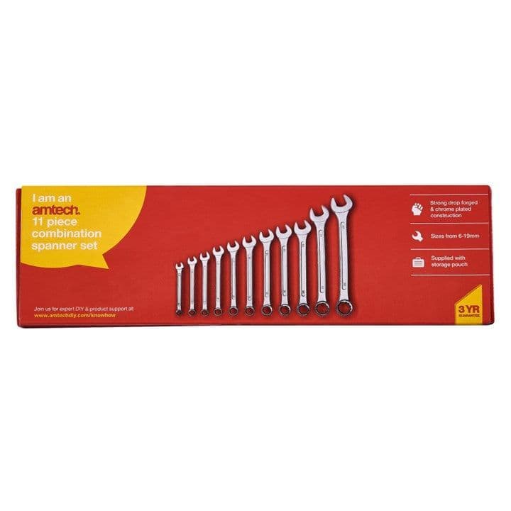 11 PIECES COMBINATION METRIC SPANER SET. AMK0400 \\\KD23119
