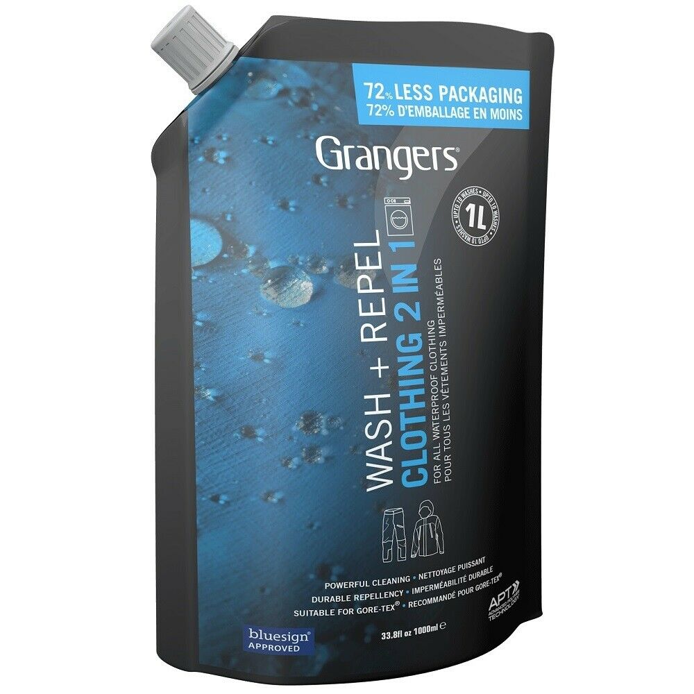GRANGERS 2 IN 1 POUCH WASH & REPEL CLOTHING 1 LITRE. GRF212 \\\KD23132